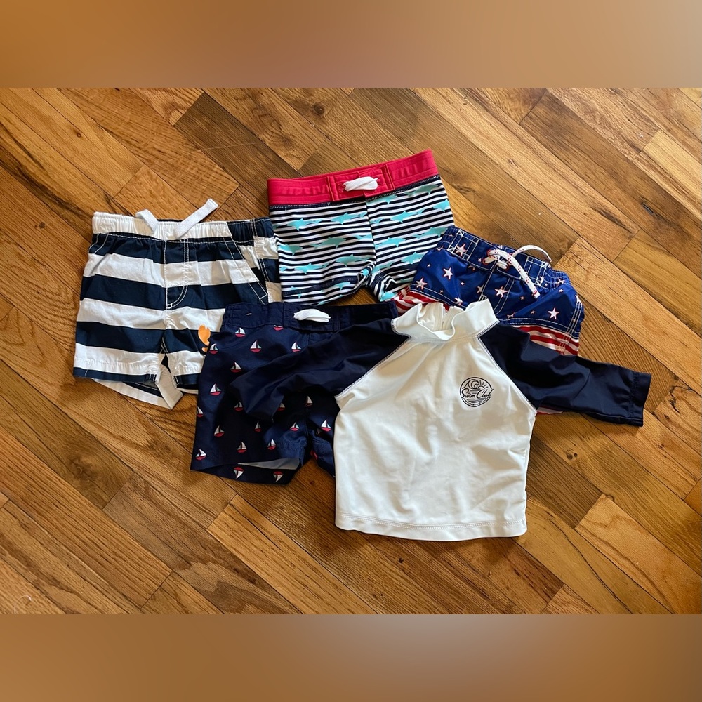 Baby Boy Swim Bundle 0-6m Gap, HM
